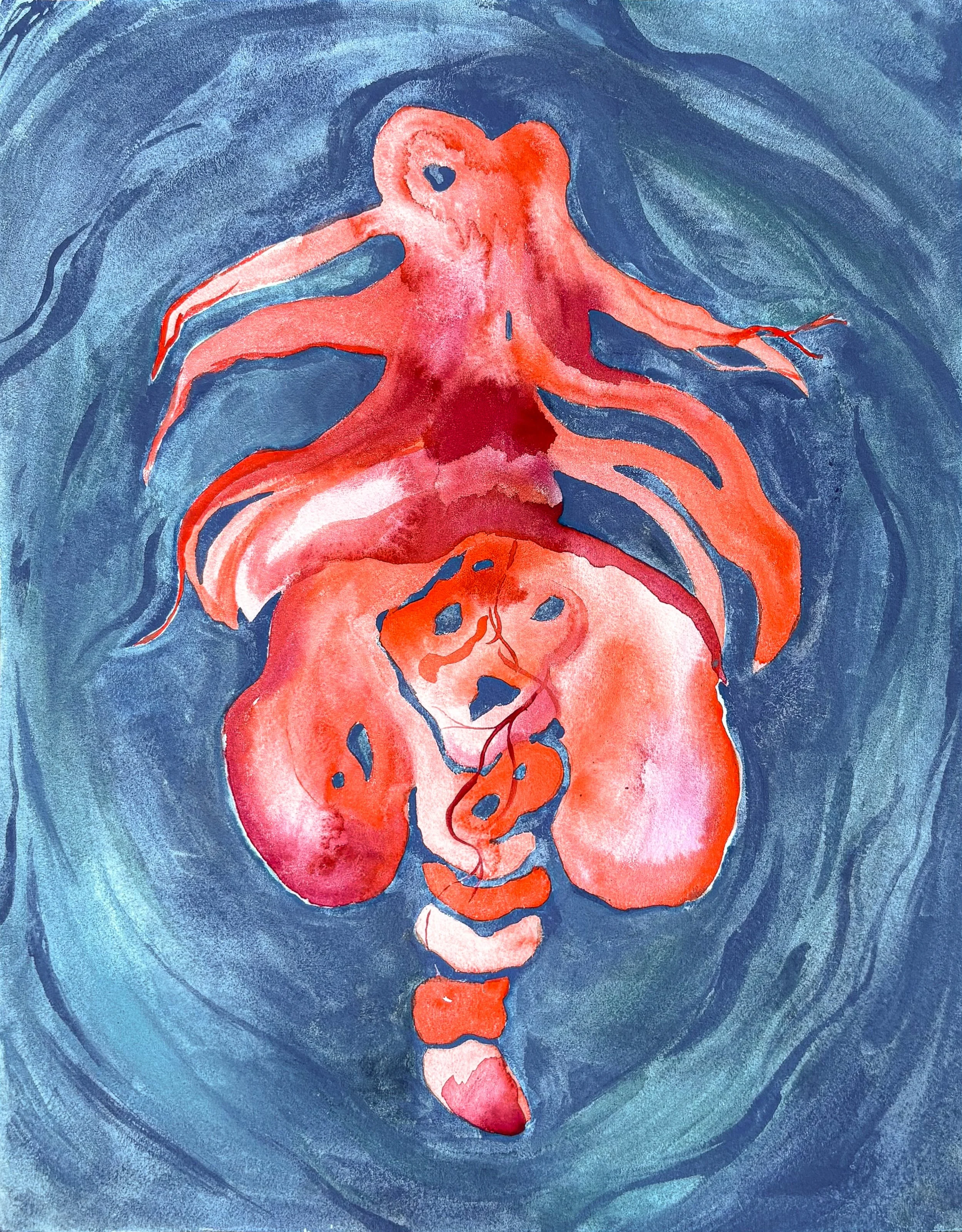 Nomad, 2026 |
Watercolor and Pan Pastel on Arches Paper |
16 x 12 in