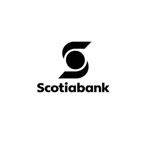 Scotiabank logo with a stylized 'S' and the word 'Scotiabank' underneath.