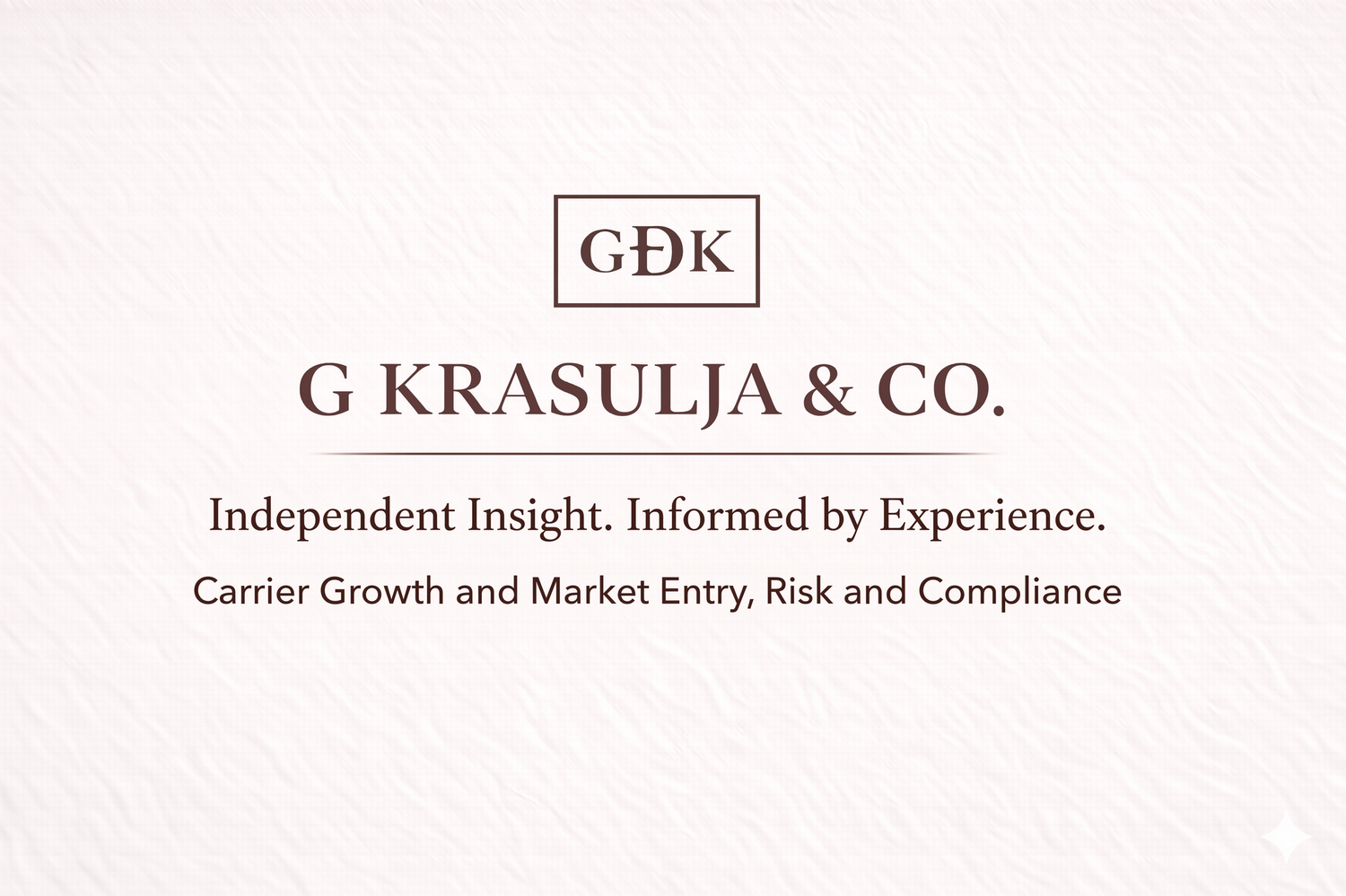 G Krasulja &amp; Co.