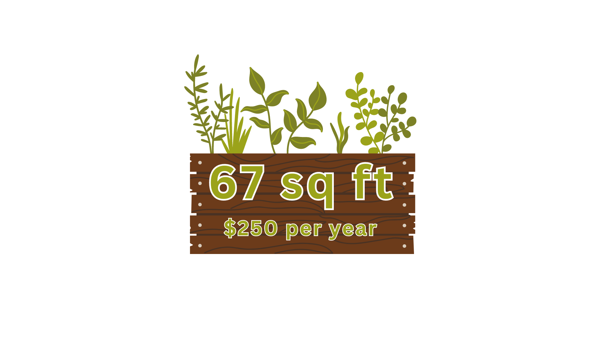 67 sq ft Preservation Garden Box