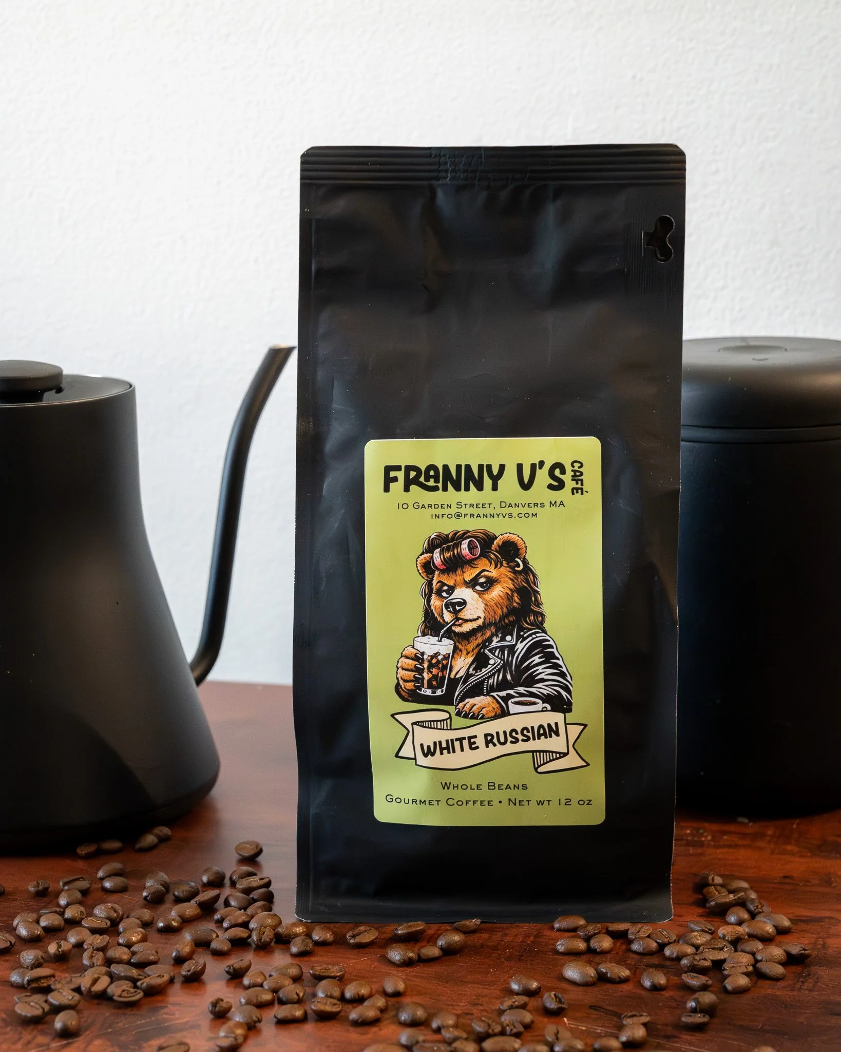 White Russian Whole Beans-$15.99