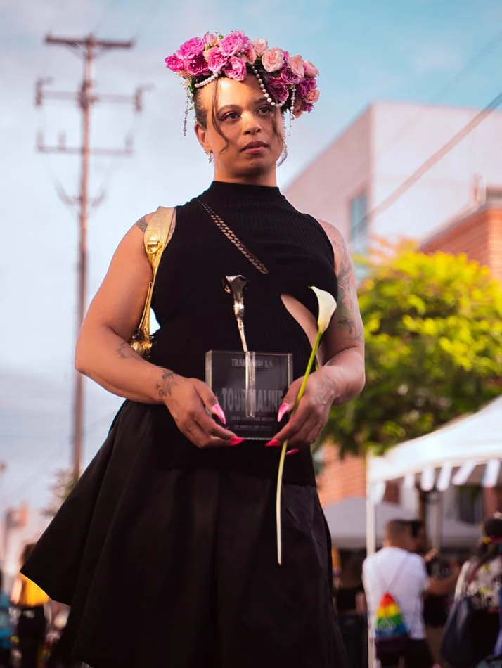 Creative Direction: Trans Pride LA honoring Tourmaline. Image by Shar'dai Gabrielle