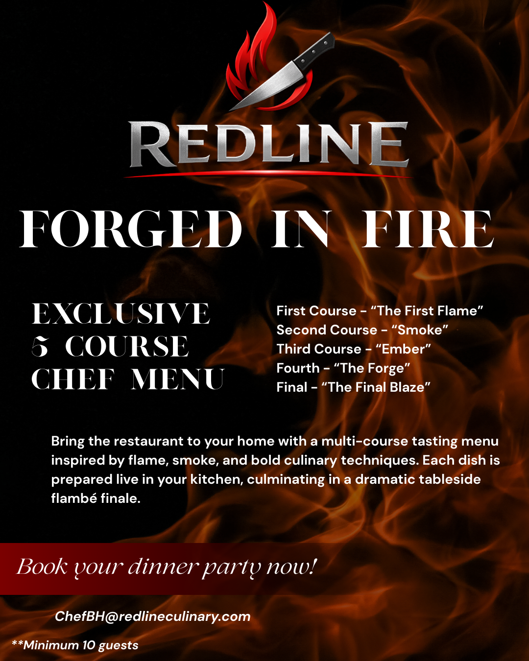 Featured Menu — Red Line Culinary