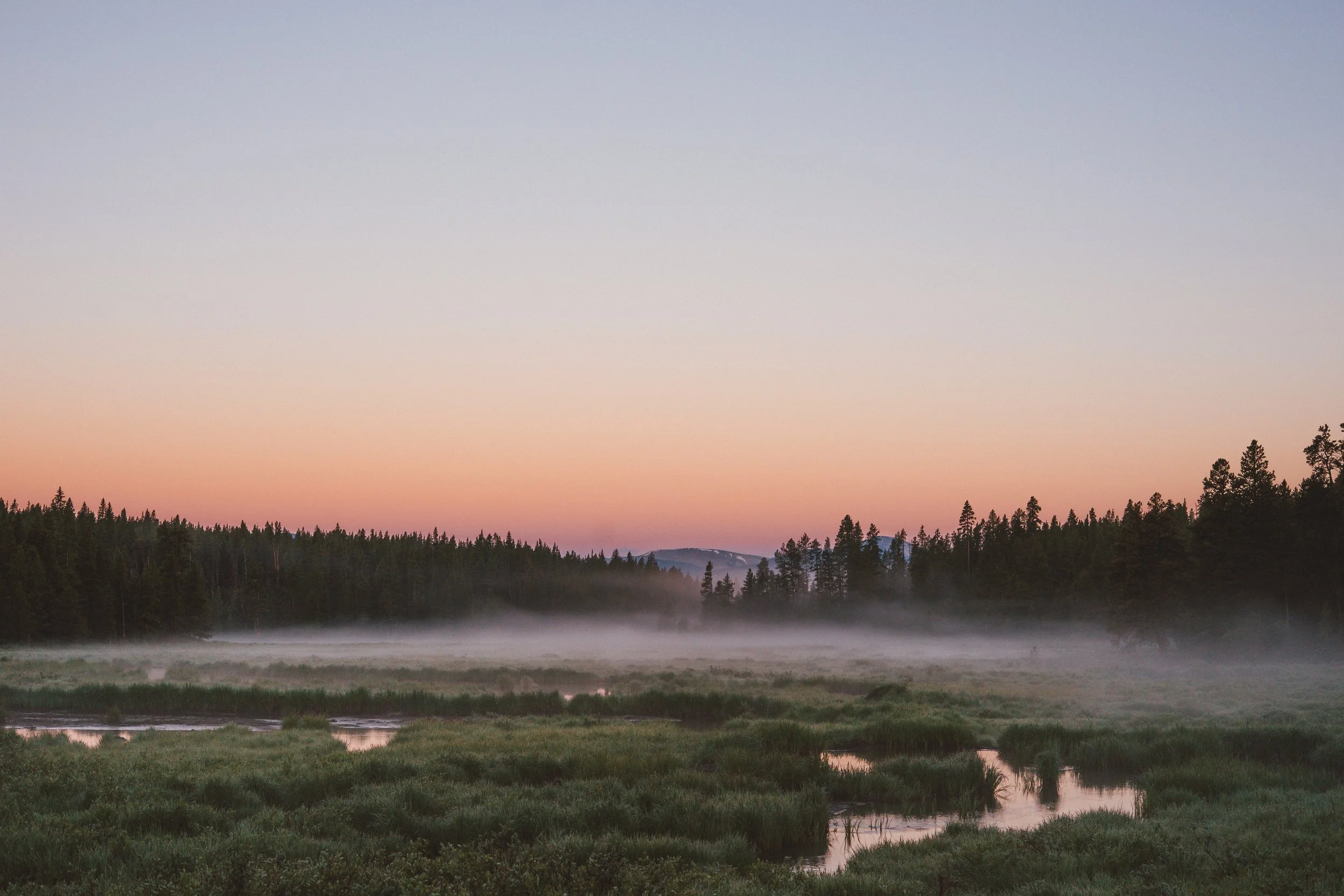 Colorado Mountains at Dawn