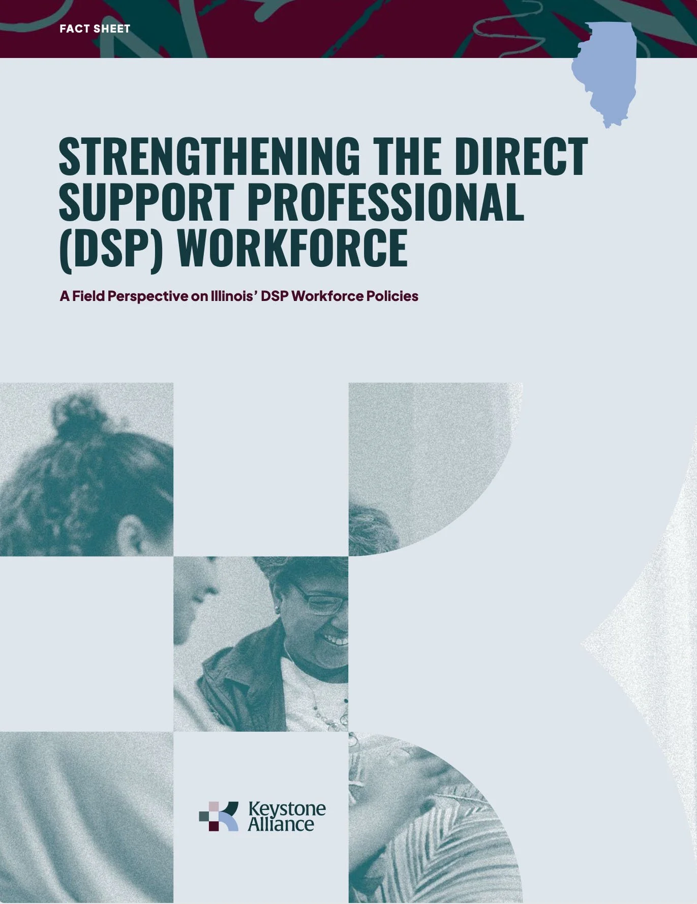 cover of Illinois DSP Workforce Policies Fact Sheet
