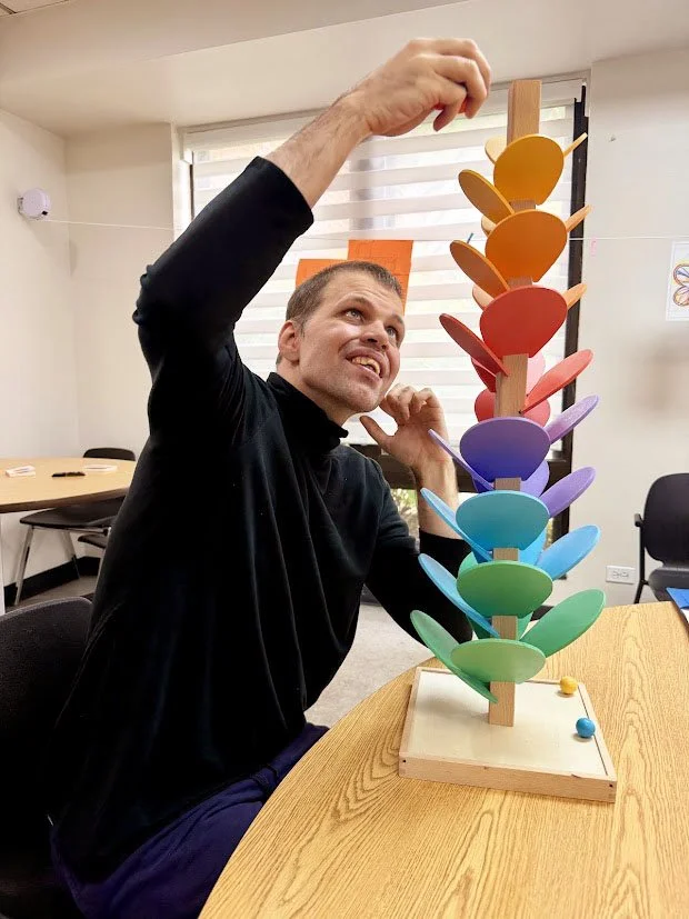 man participating in Glenkirk program for adults with I/DD