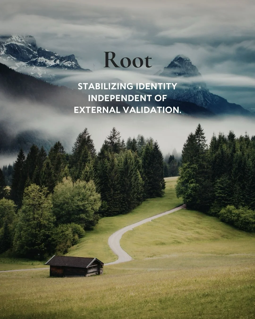 Let&rsquo;s talk about ROOT; The first discipline in the 5R Framework of Radical Presence&trade;.

It is the practice of stabilizing identity independent of external validation, because when your worth is no longer constantly at stake, your capacity 