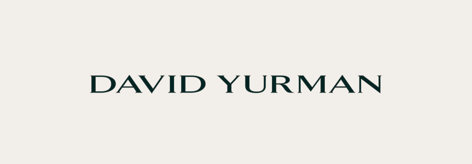 Text reading 'David Yurman' on a light background.