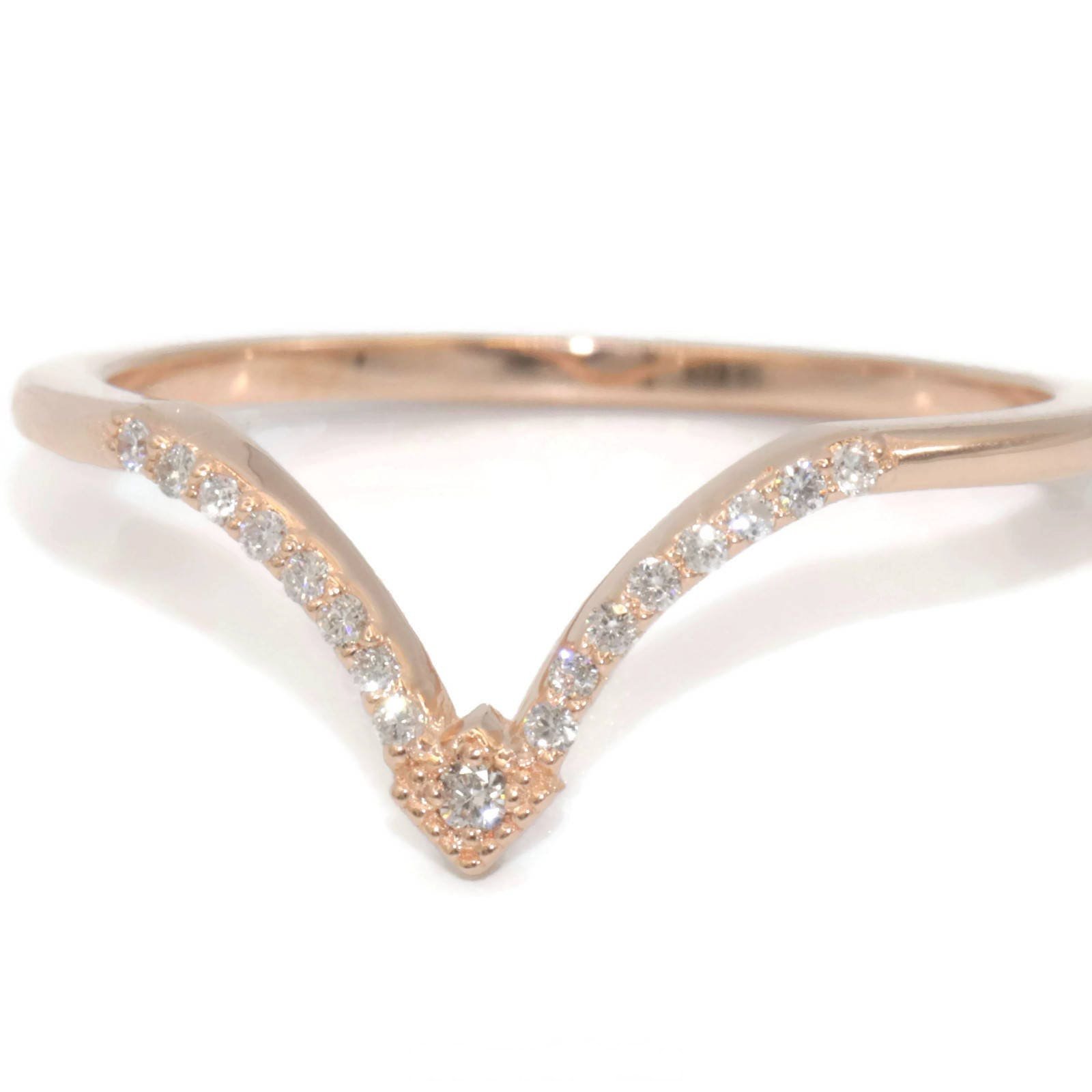 Flair Chevron Natural Diamond Wedding