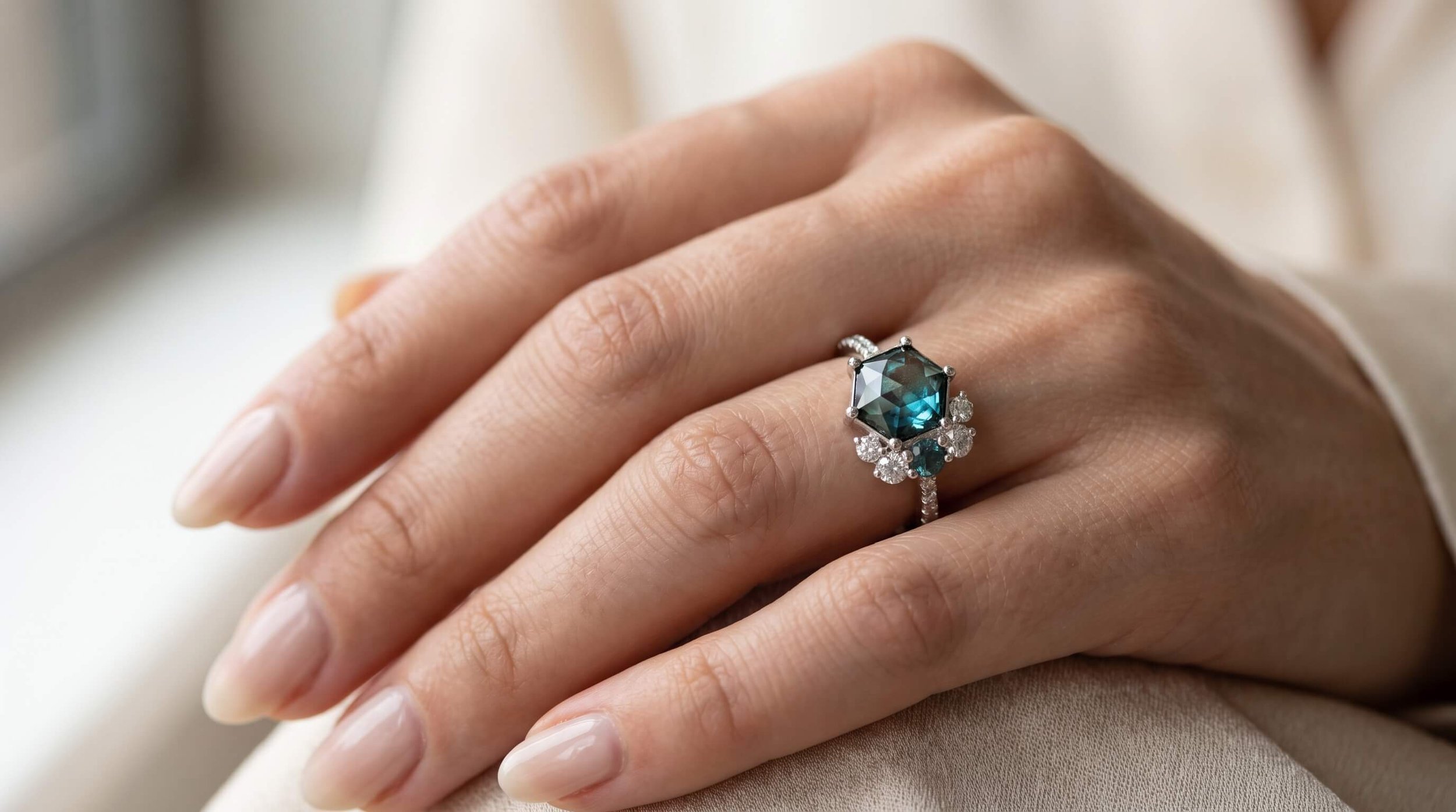 Fancy Geometric Shape Rings