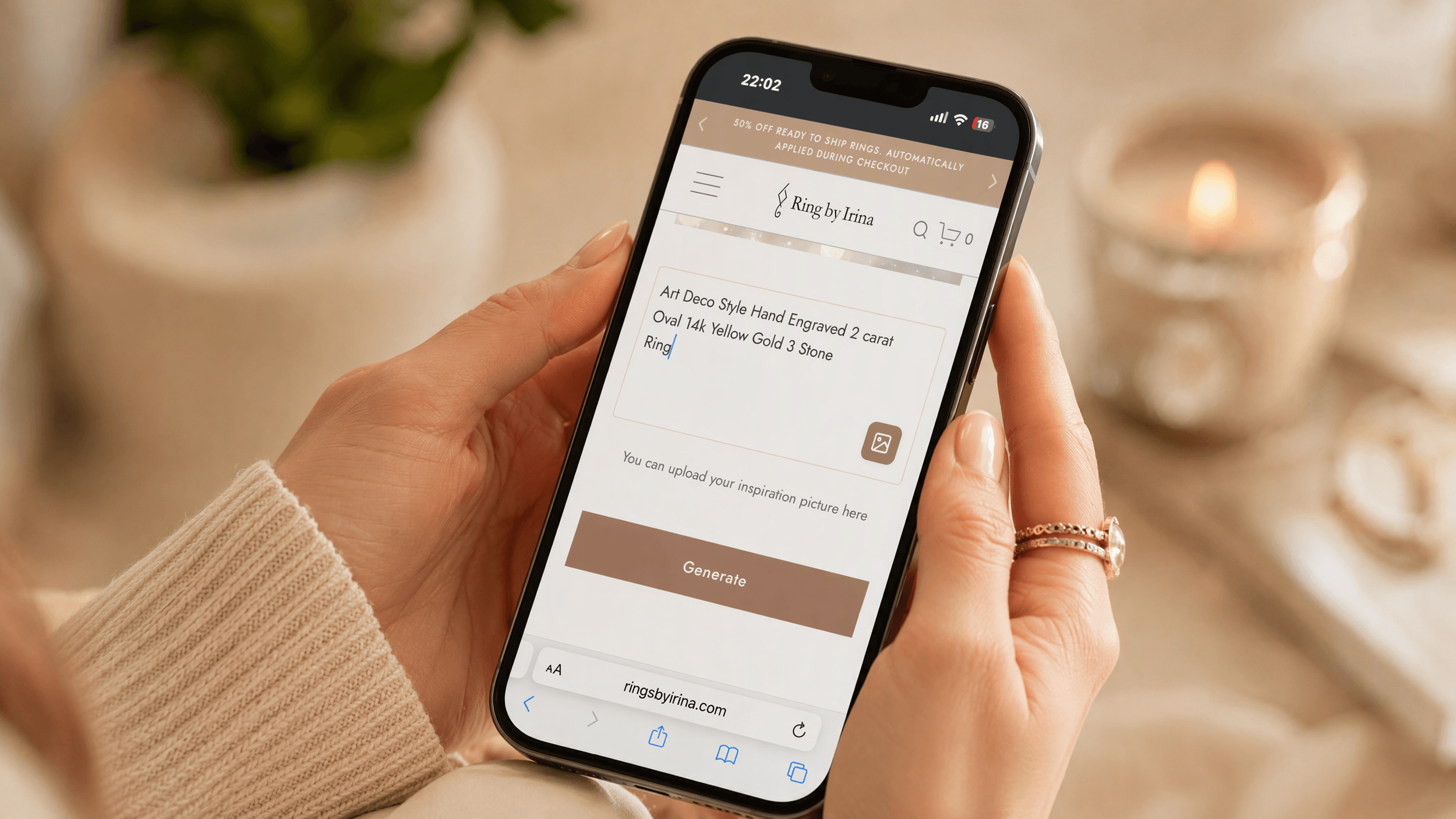 Design Your Own Ring: A Walkthrough of the AI Ring Designer
