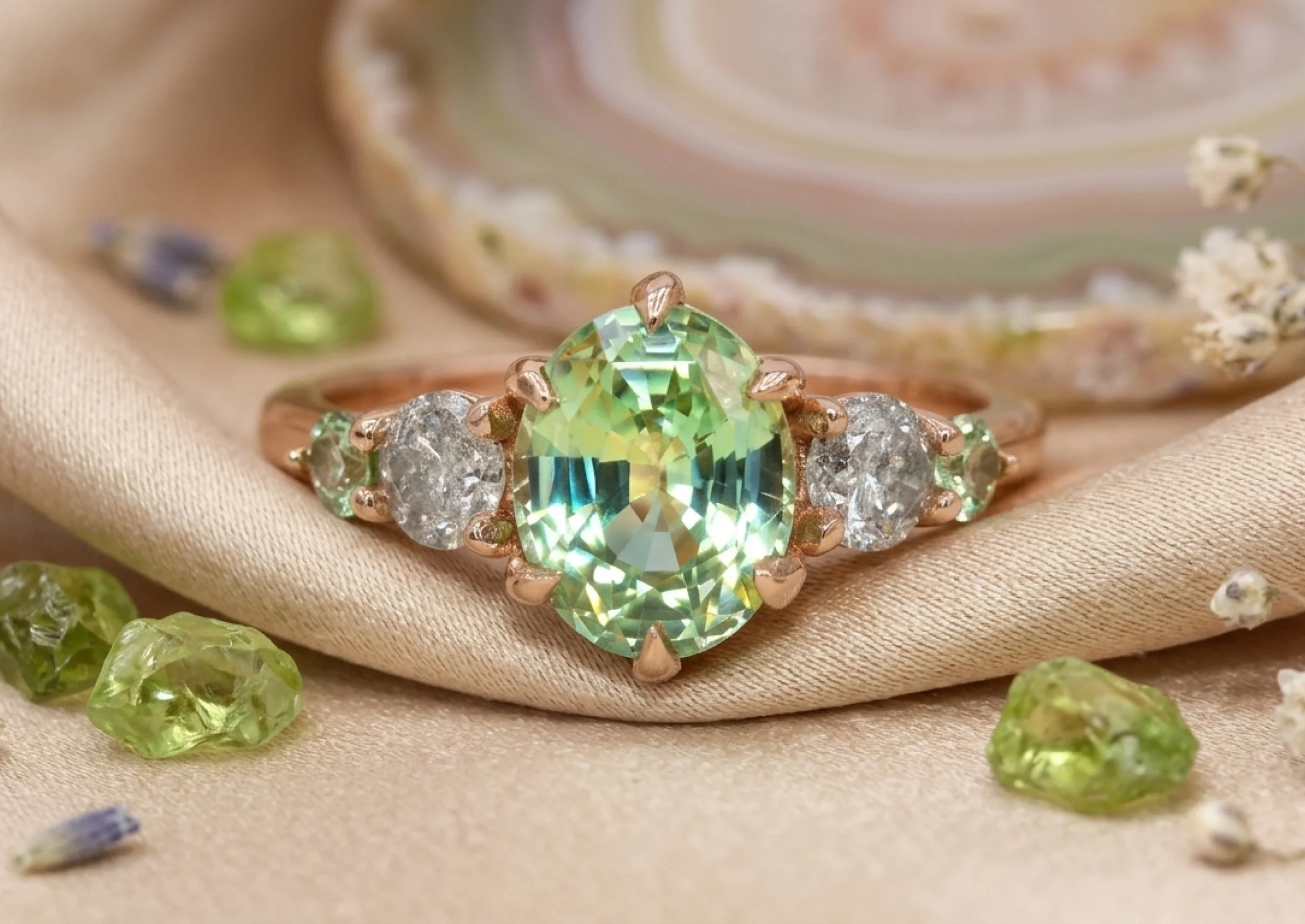Cluster Engagement Rings: A Unique Alternative to Solitaire — Rings By ...