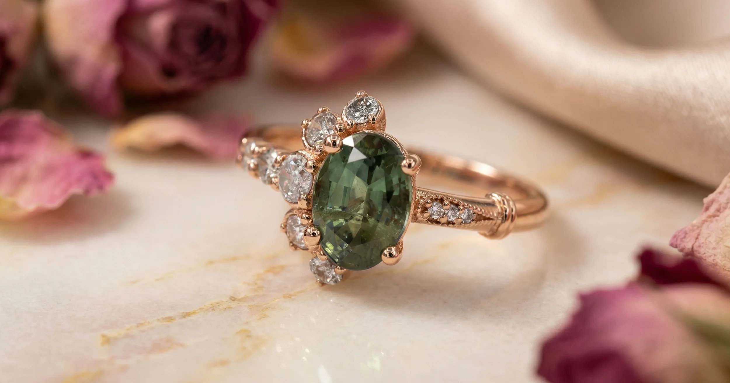 Cluster Engagement Rings: A Unique Alternative to Solitaire — Rings By ...