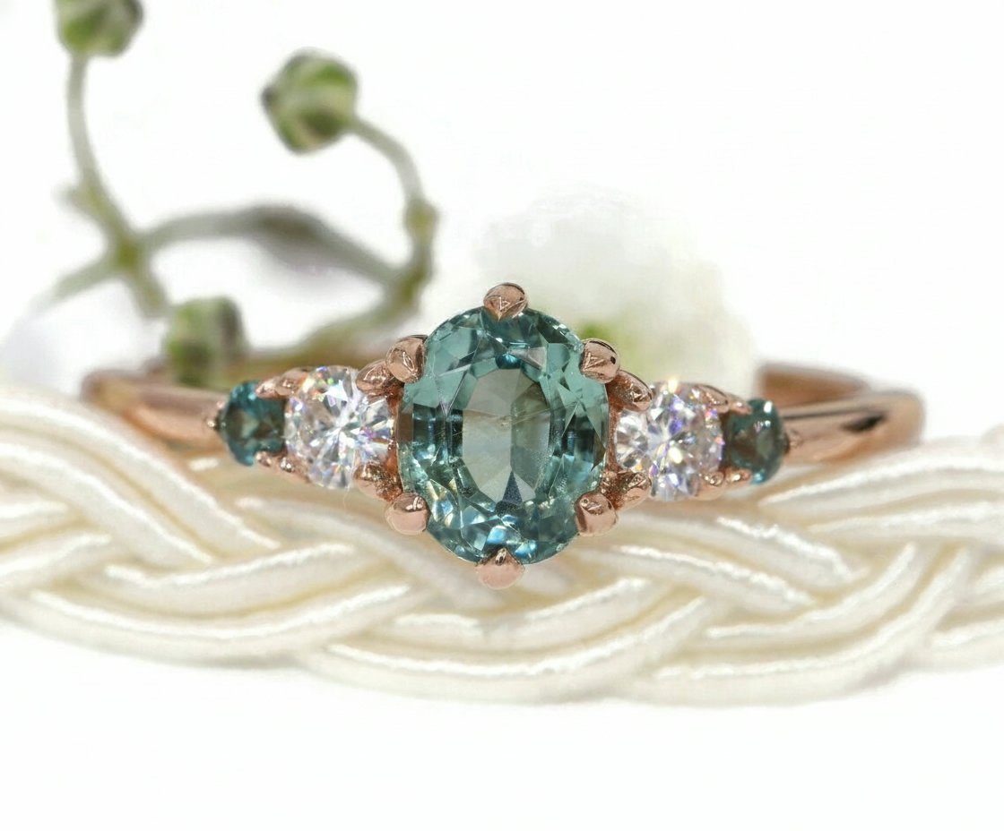 Custom Made 5 Stone Engagement Ring SETTING ONLY