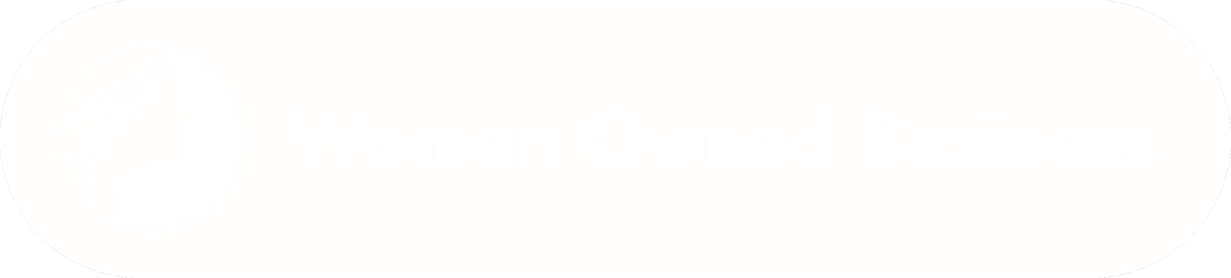Logo of Women Owned Business with a profile of a woman's face in a circle