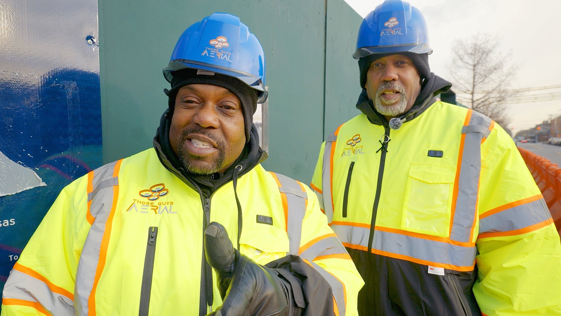 Herman and Lawrence from Those Guys Aerial are on the job.