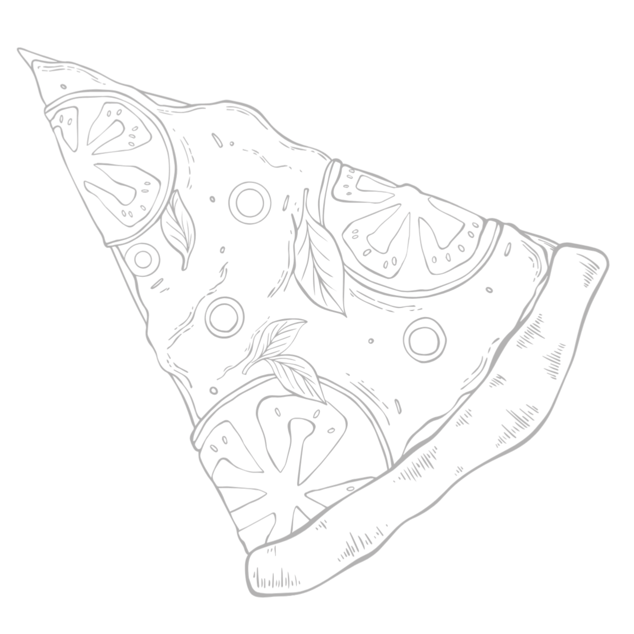 Pizza Slice Illustration