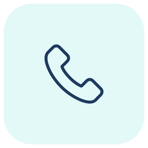 Icon of a telephone receiver.