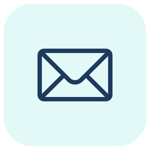 Icon of an envelope, representing email or messaging.