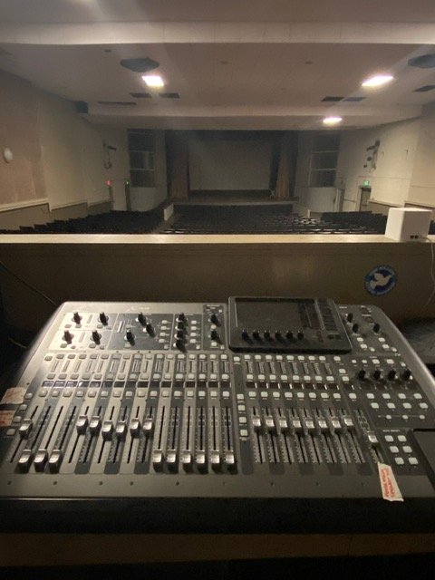 Sound board, theater 12