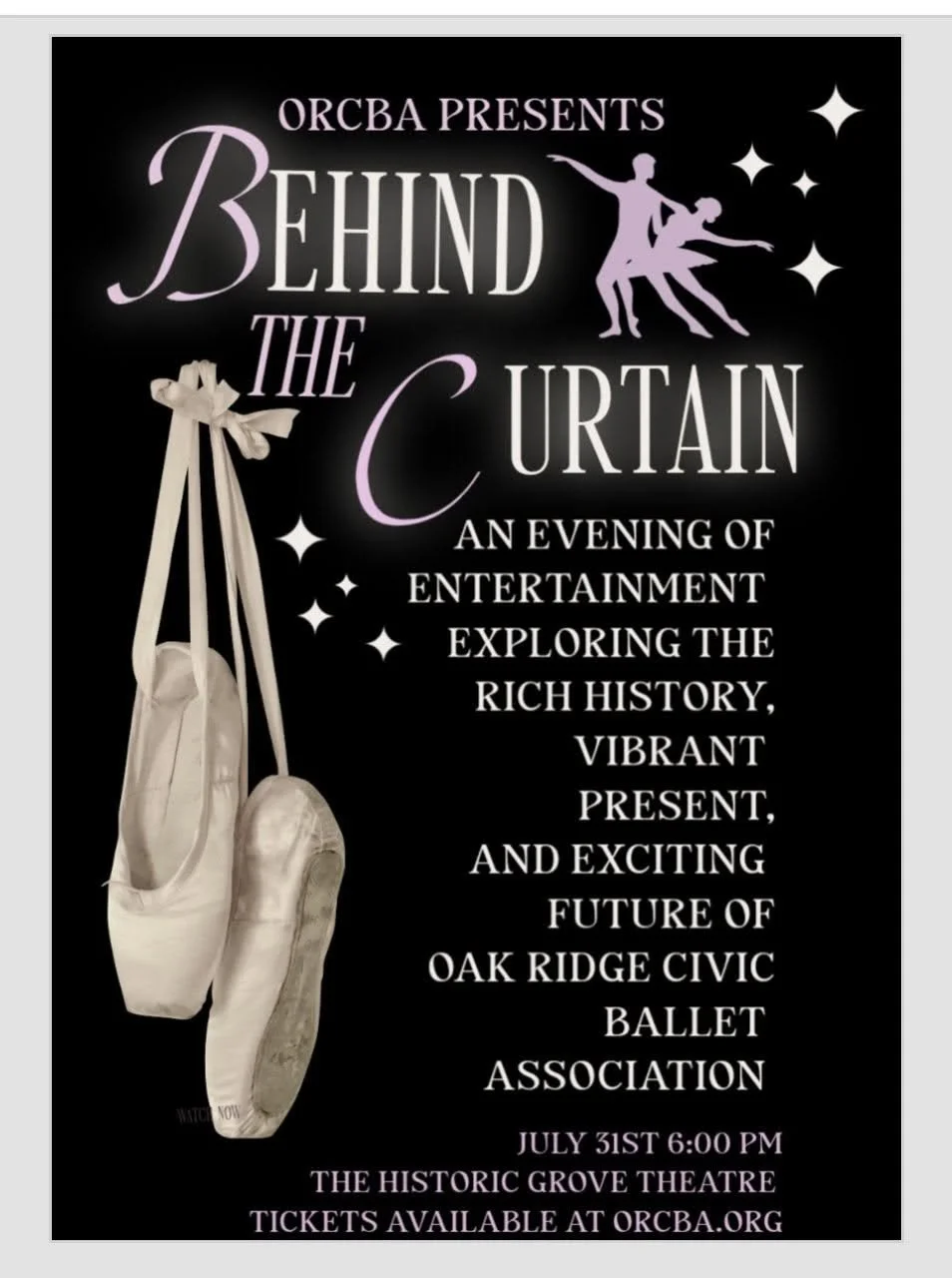 “Behind the Curtain,” an ORCBA Fundraising Gala sponsored by TN Bank of Oak Ridge