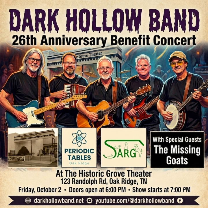 Dark Hollow Band: 26th Anniversary Benefit Concert