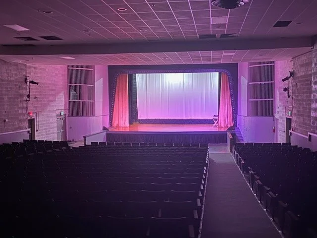 Theater 12, stage lights on