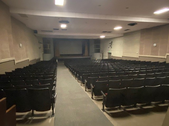 Theater 12, house lights only