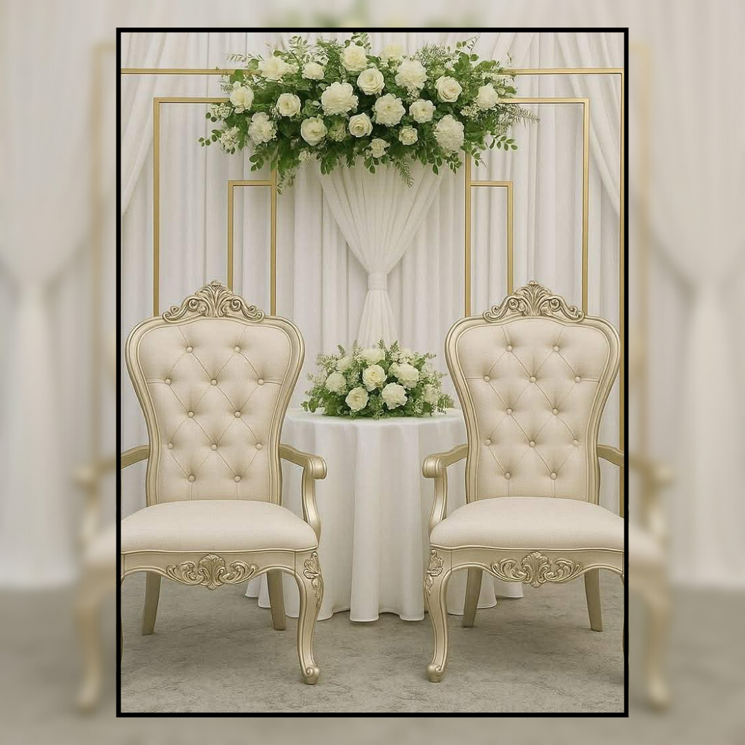 Luxury Bride & Groom Chair