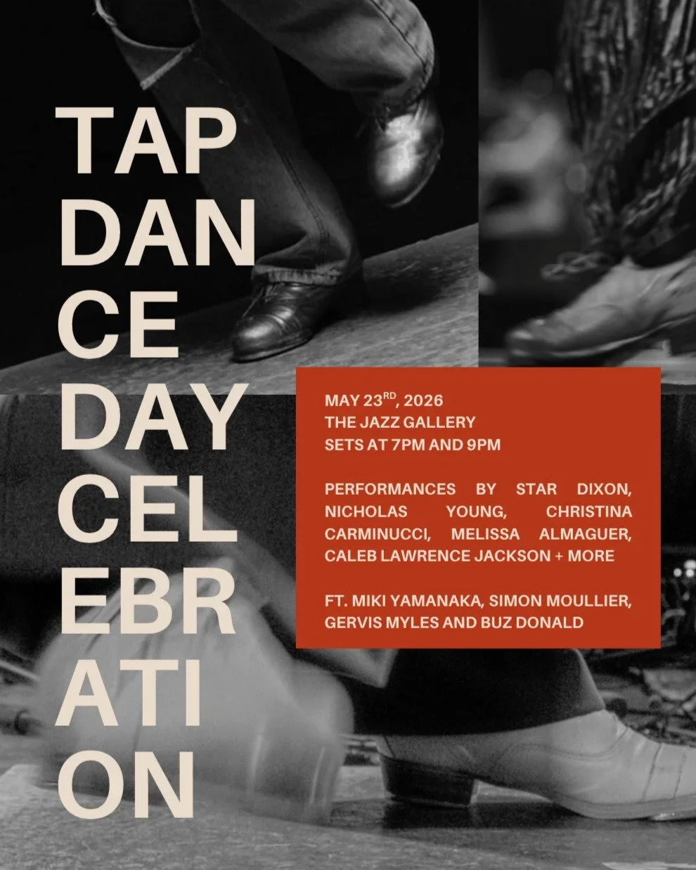 National Tap Dance Day Celebration @ The Jazz Gallery 