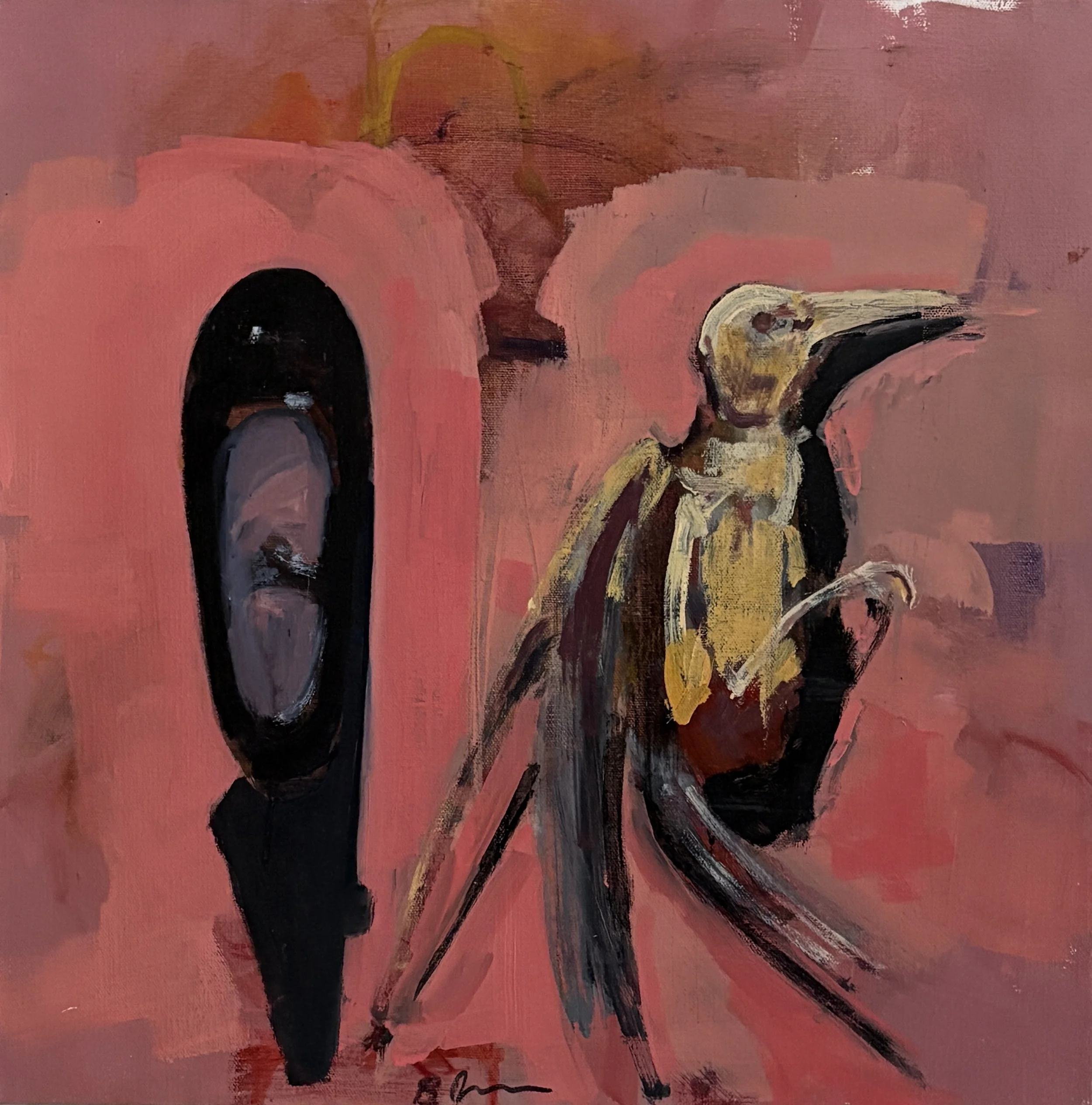 Bird By Bird 
18x18 Oil/Canvas