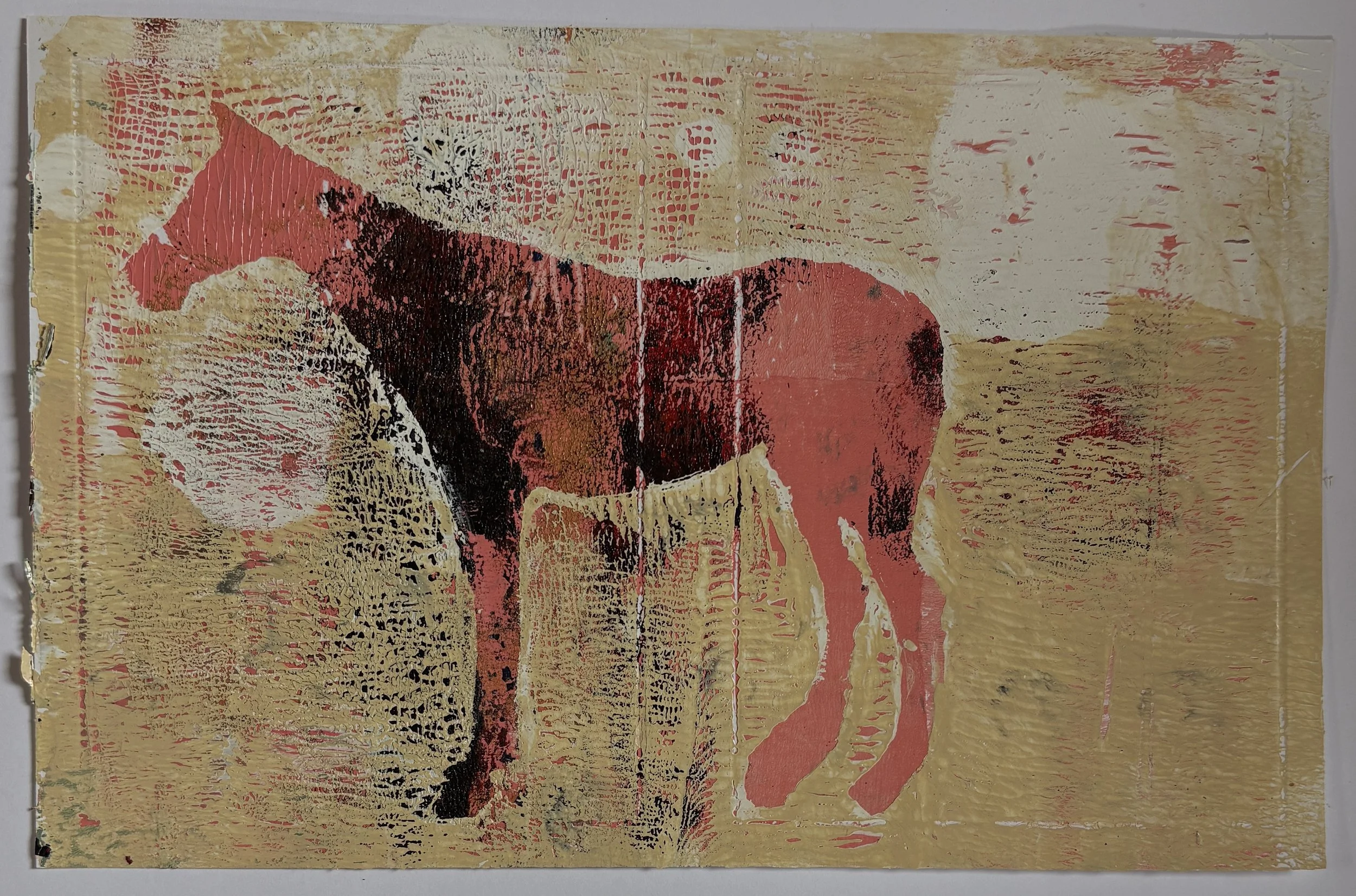 Pink Pony 6x8 inches
Acrylic on Paper