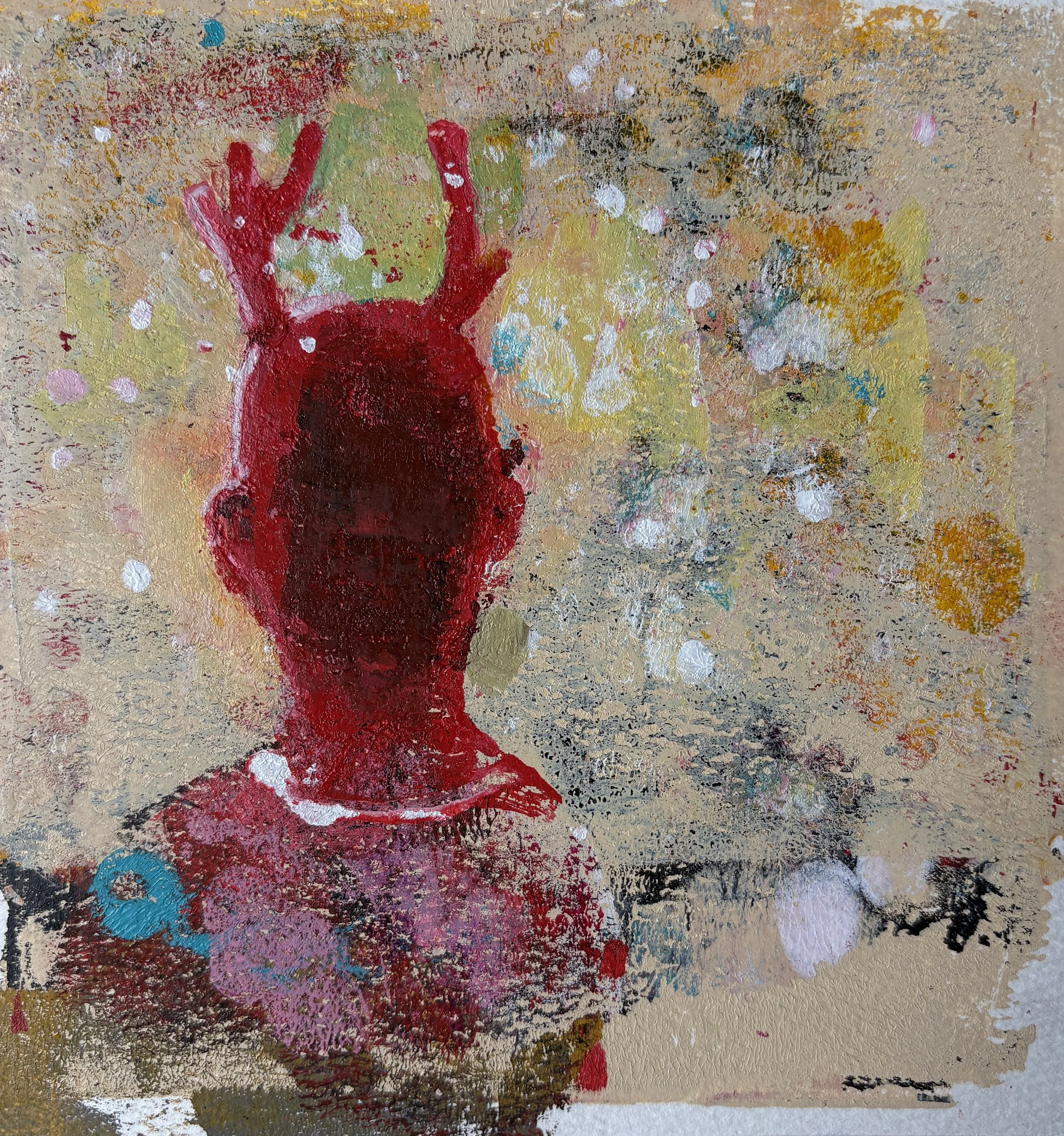 Spark Of A Child 1 
6.5x6 inches Acrylic on Paper