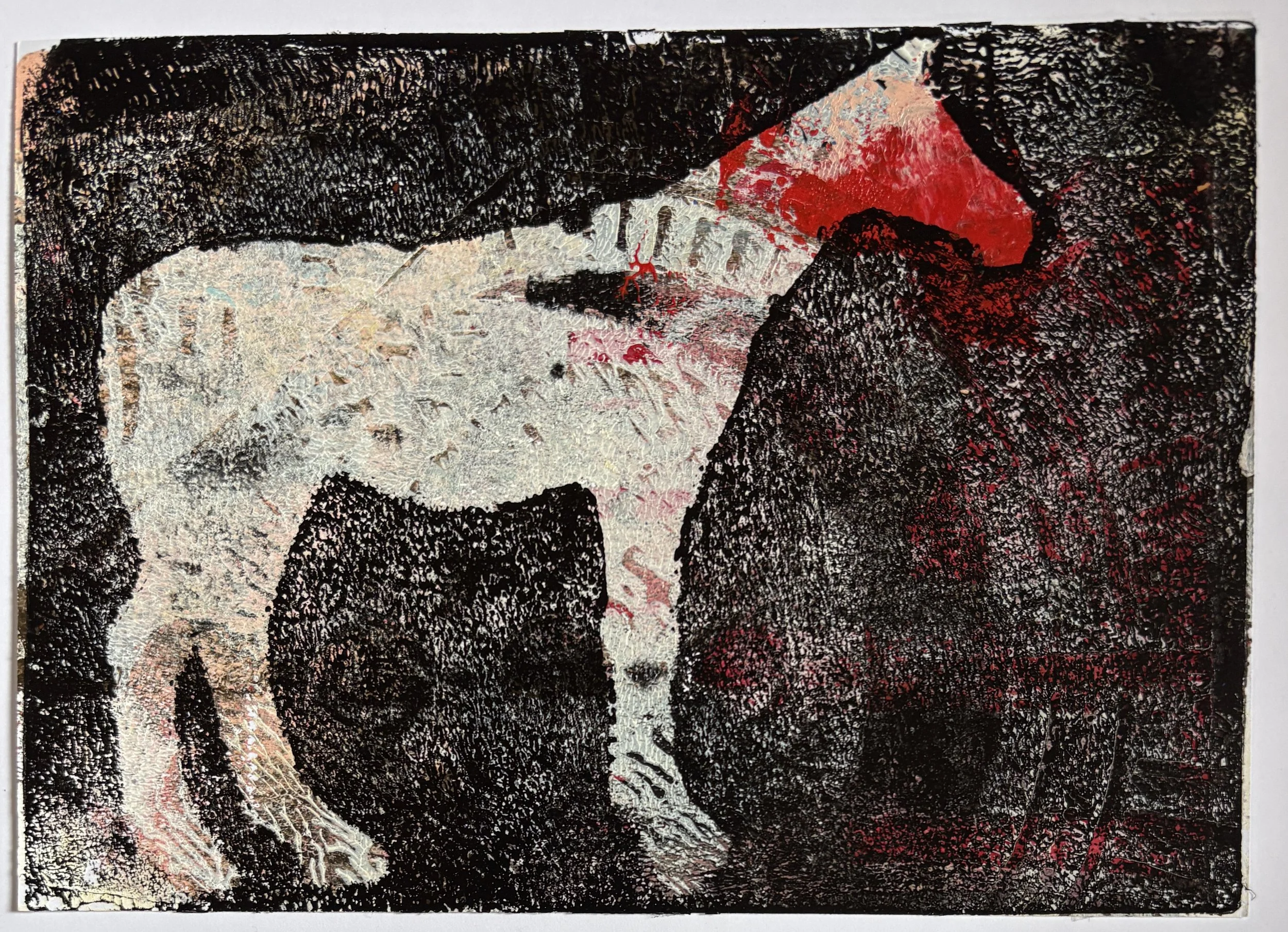 Love That Breaks 5x7 inch 
Acrylic on Paper