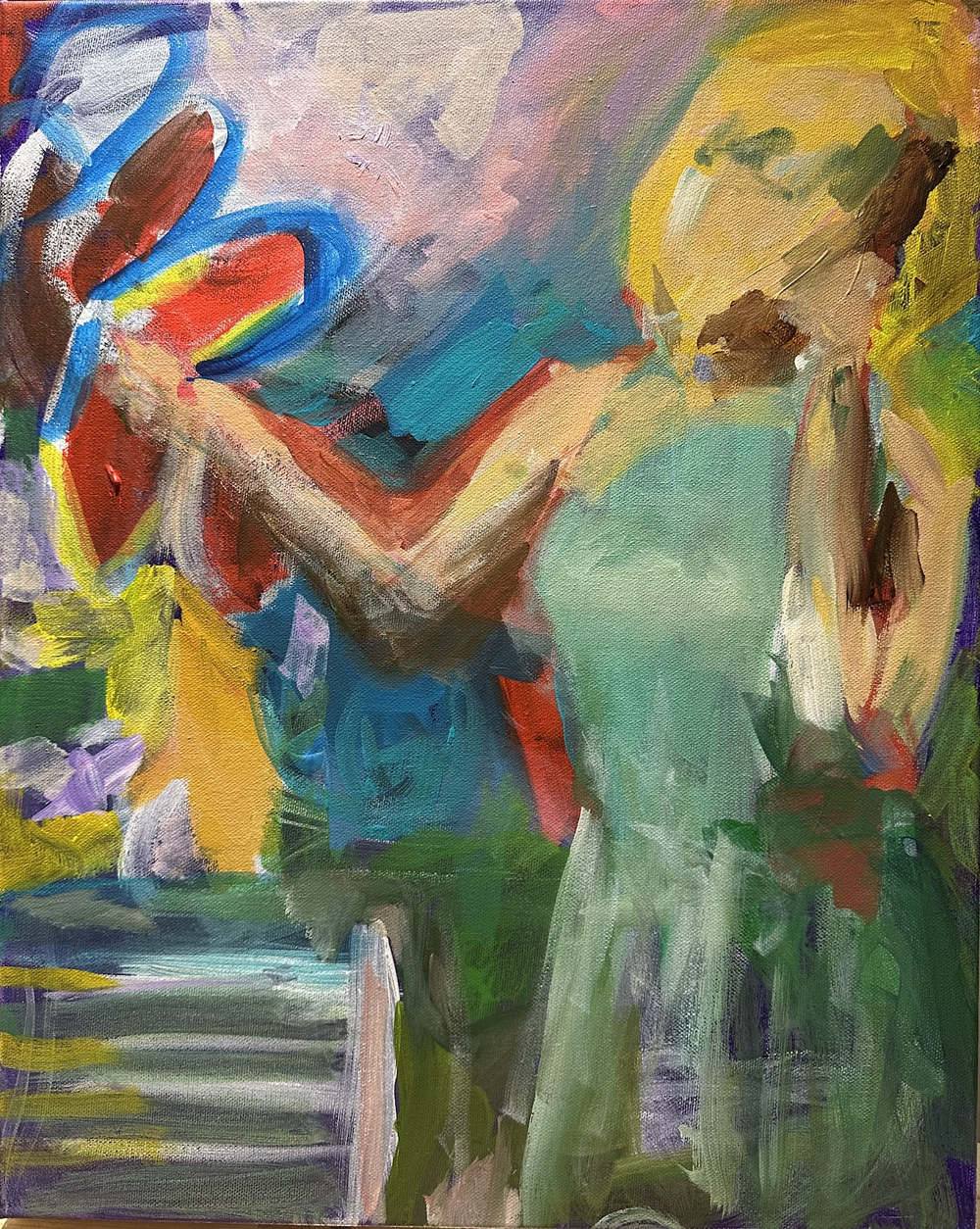 Landline | Mia Dentoni | 12 x 16 (13 x 17 framed) | $480 ( $580 Framed)