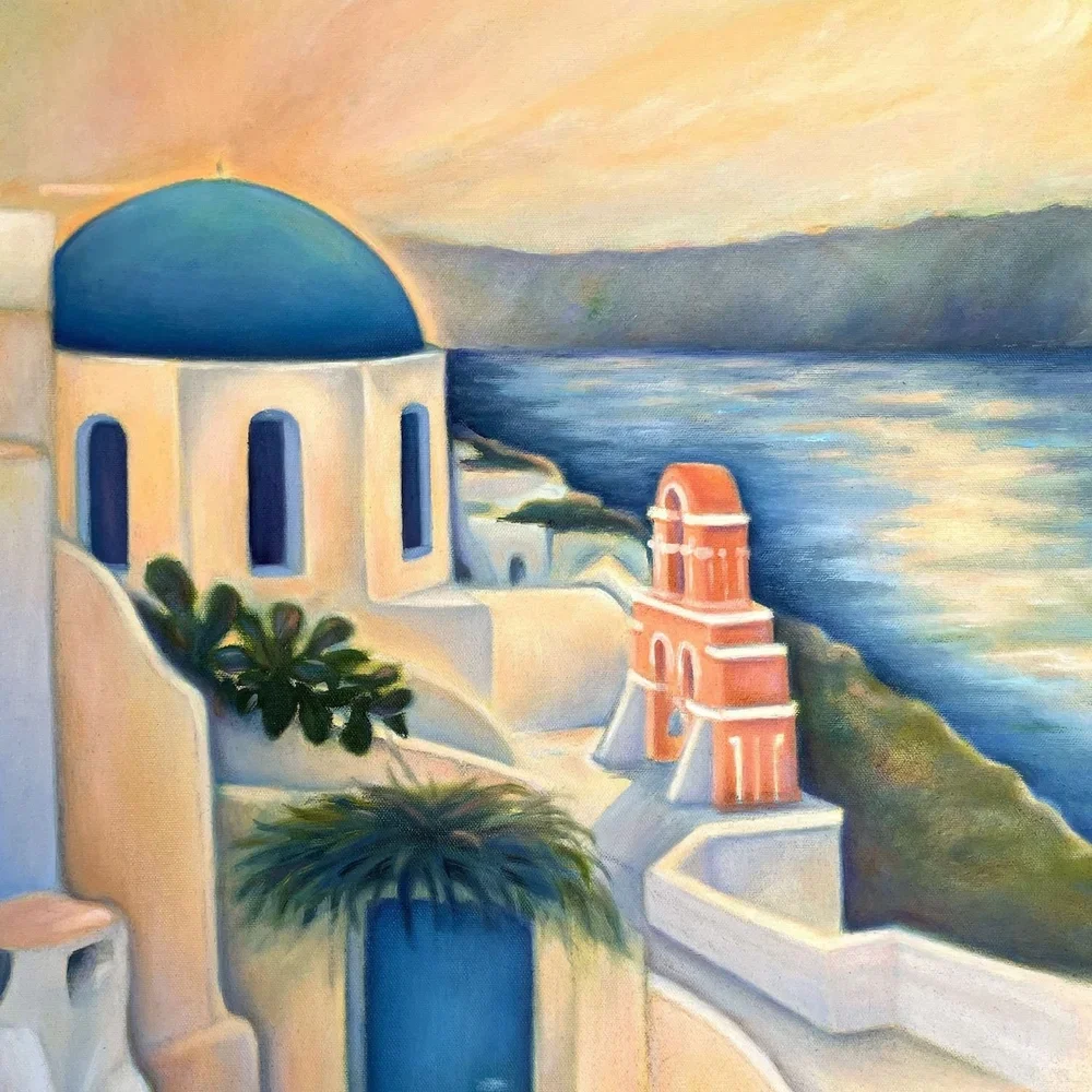 Caldera, Santorini | Patricia Choquette | 22 x 28 | $700