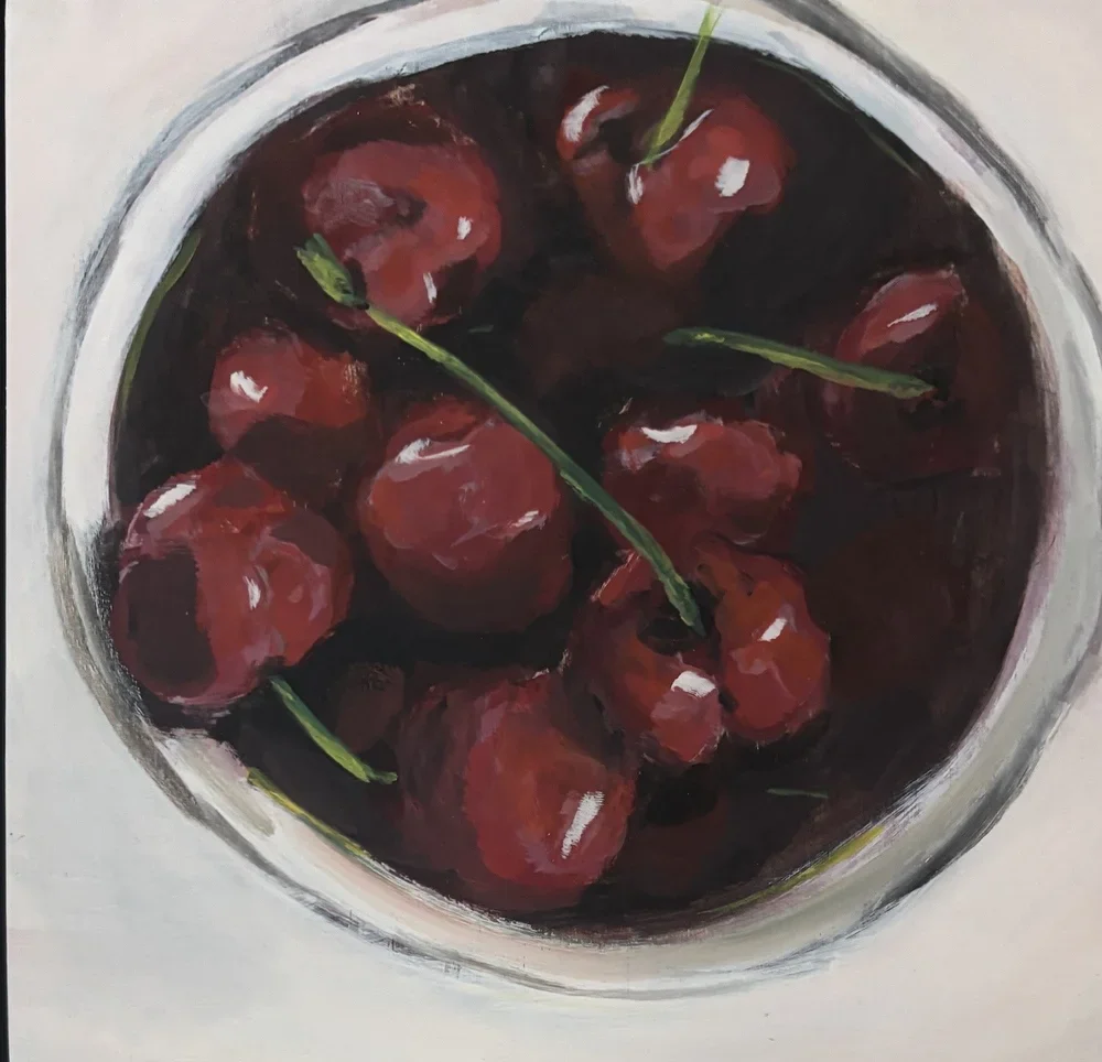 Cherries | Erin Joshi | 10 x 10 | SOLD