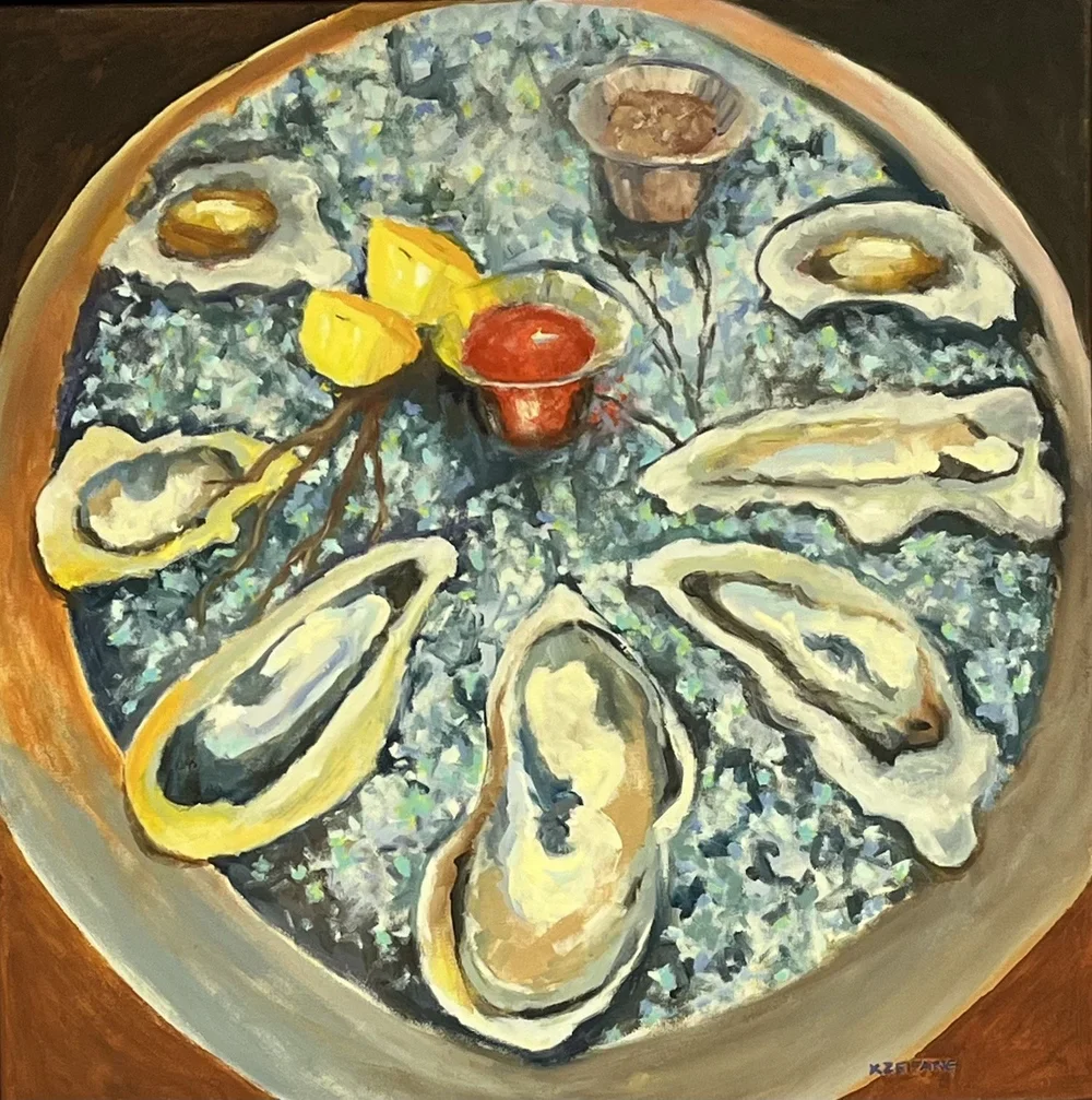 On the Half Shell | Kathleen Zeifang | 24 x 24 | $500