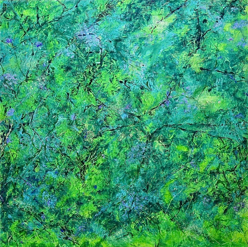 Deep in the Summer Forest | Leslie Harris | 20 x 20 | $1200 