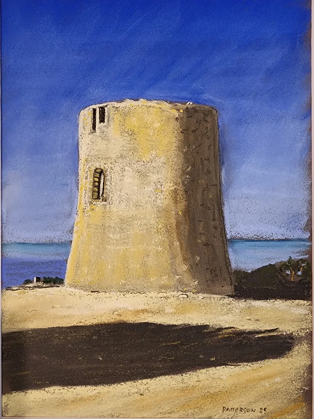 Majorca Watchtower | Lance Paterson | 17 x 21 | $260