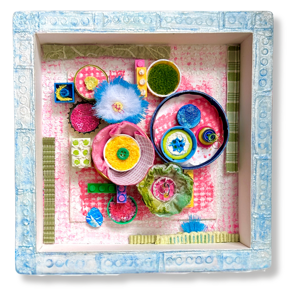 Effervescence | Fingertip Sensory Reset Series | Suzanne Wright | 8 in. x 8 in | $350