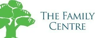 Logo of The Family Centre featuring a stylized green tree