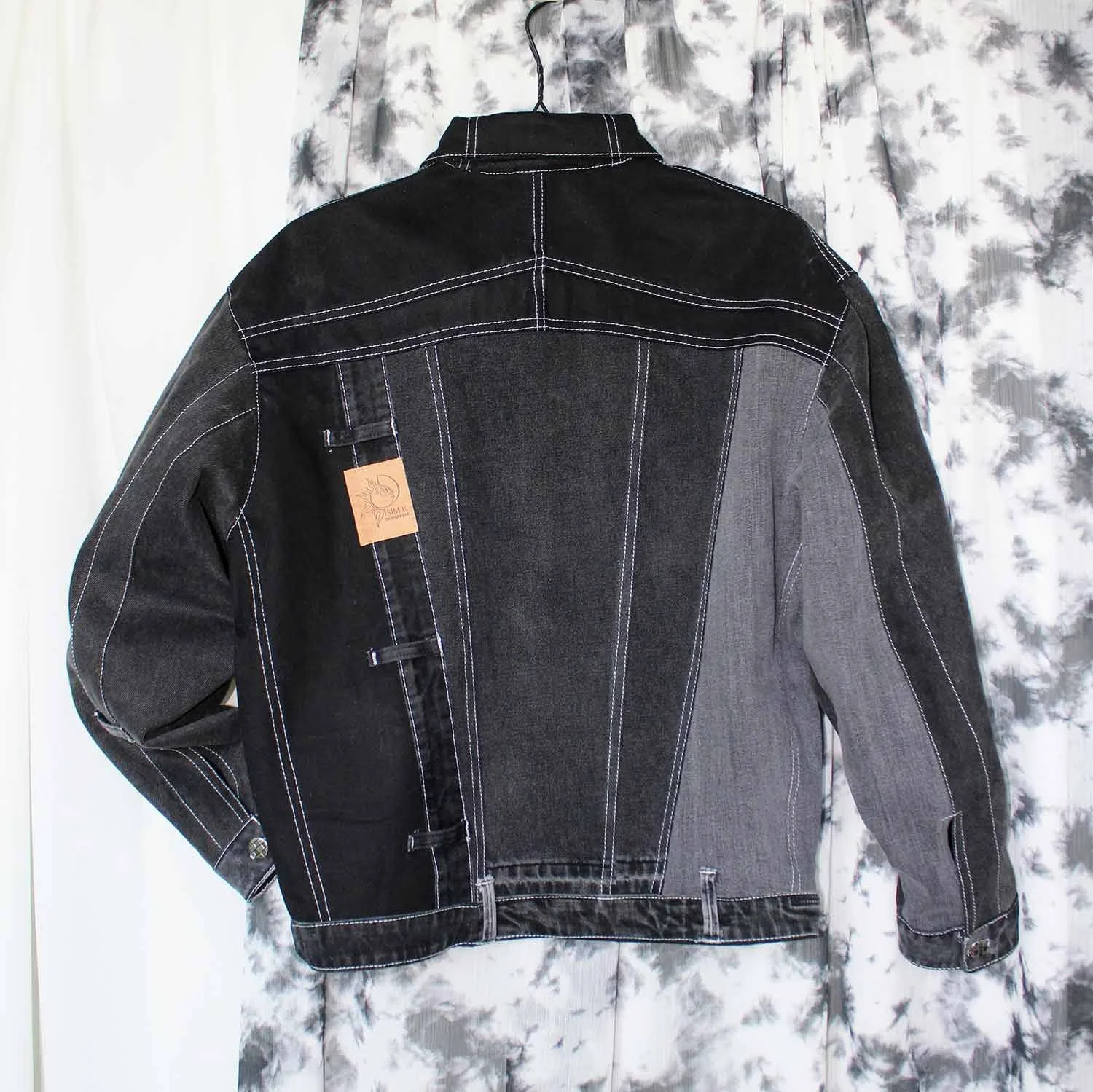 Oversize upcycled denim jacket black 2.jpg