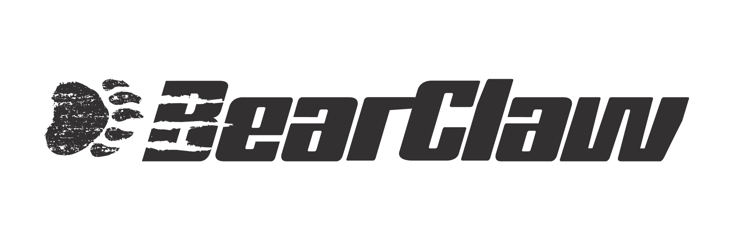 Speed logo with a bear paw print on the left and the word speed in bold, stylized font.