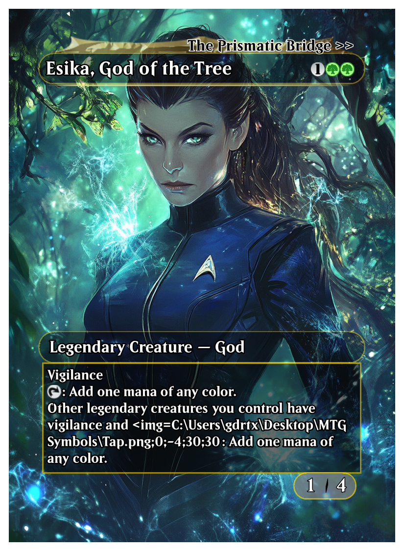 Esika, God of the Tree (SLD) (Star Trek)