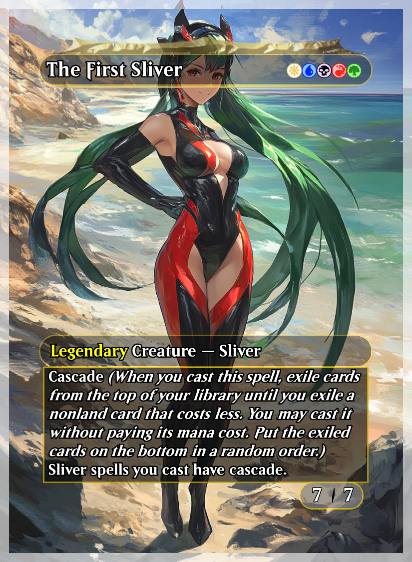 Custom Waifu Sliver Commander Deck