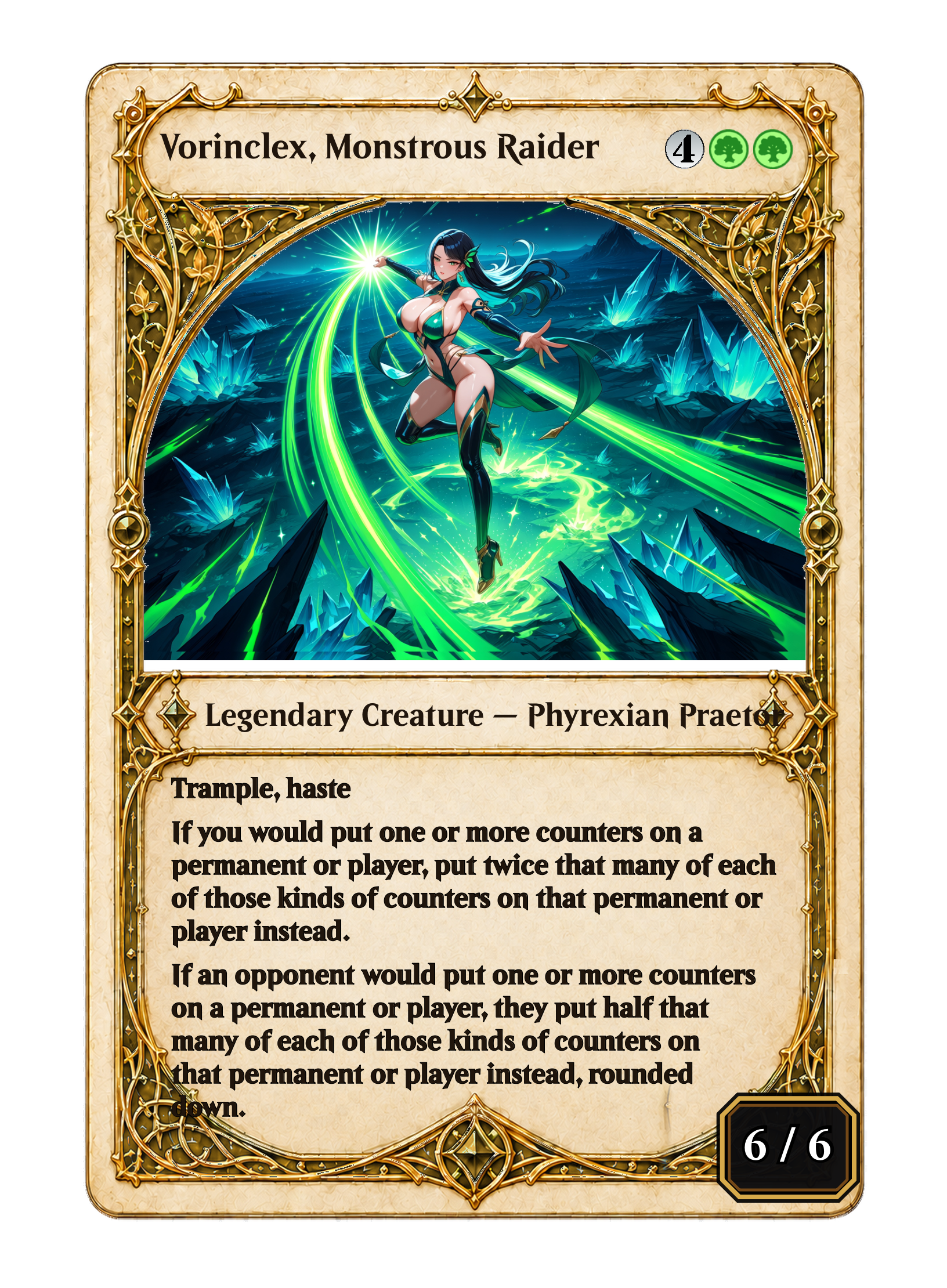 Vorinclex, Monstrous Raider-front-823.png