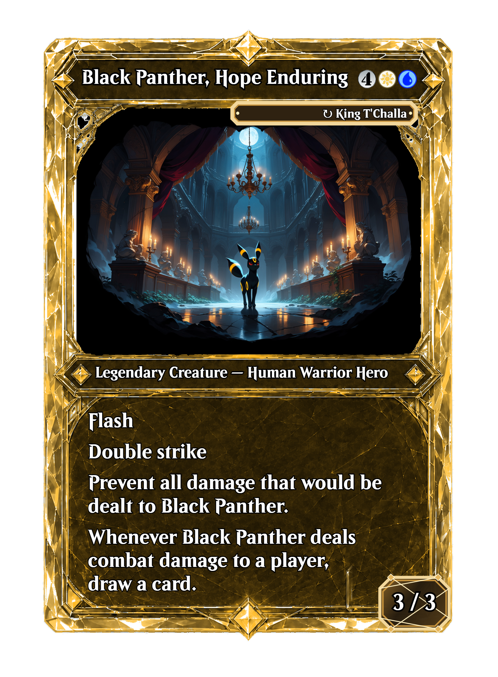King T'Challa - Black Panther, Hope Enduring-back-1700.png