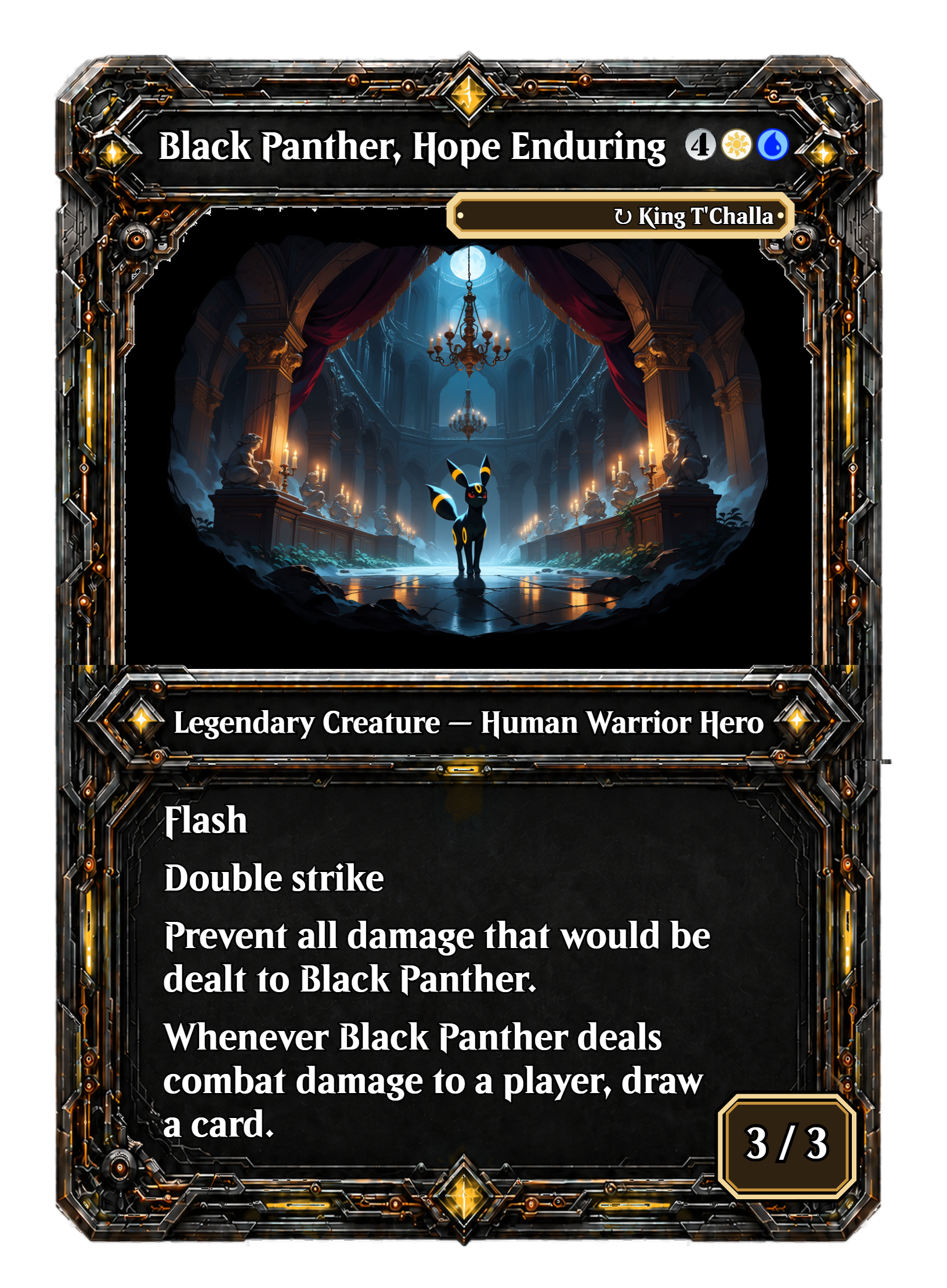 King T'Challa - Black Panther, Hope Enduring-back-1700.png