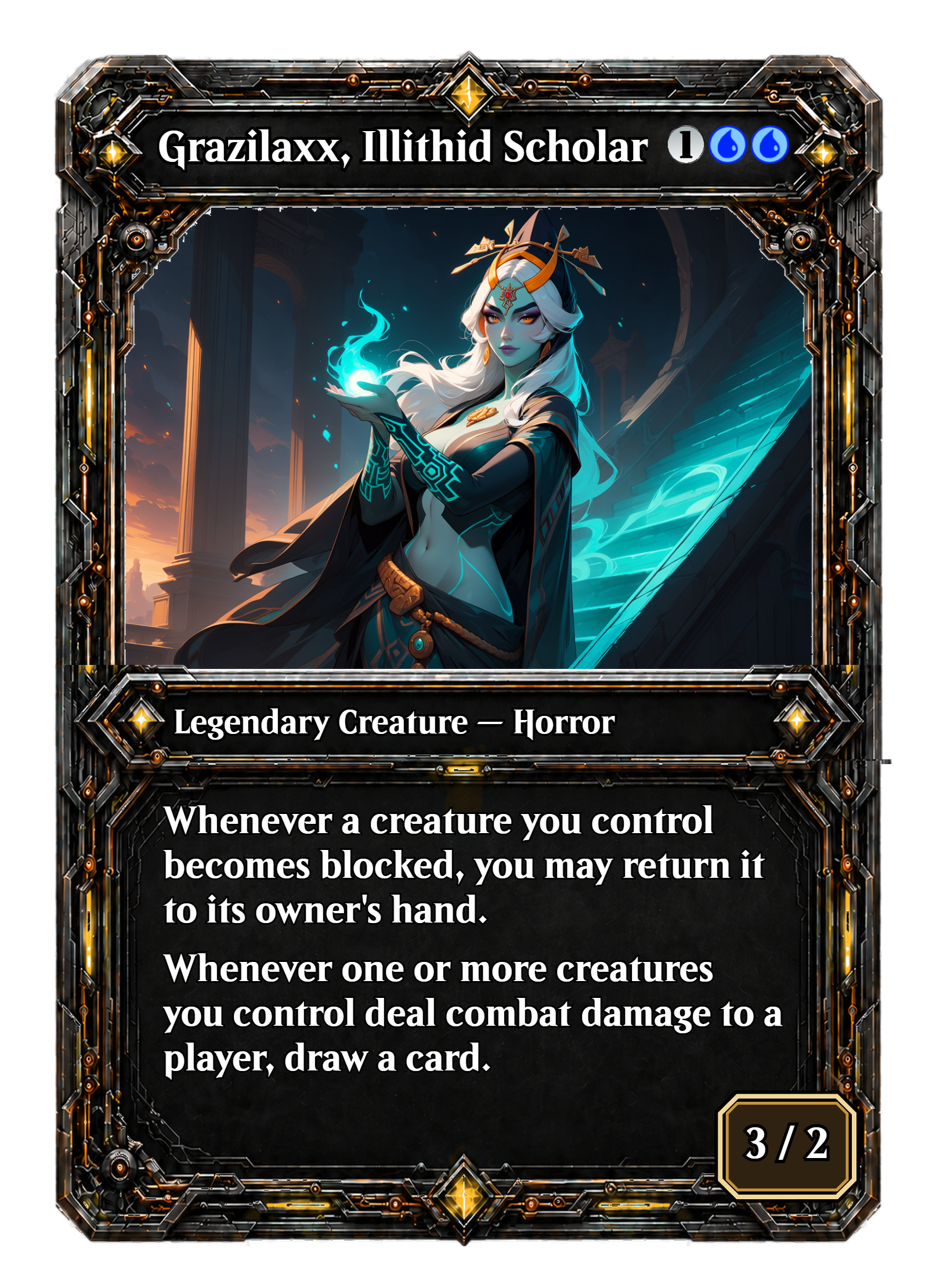 Grazilaxx, Illithid Scholar-front-1578.png